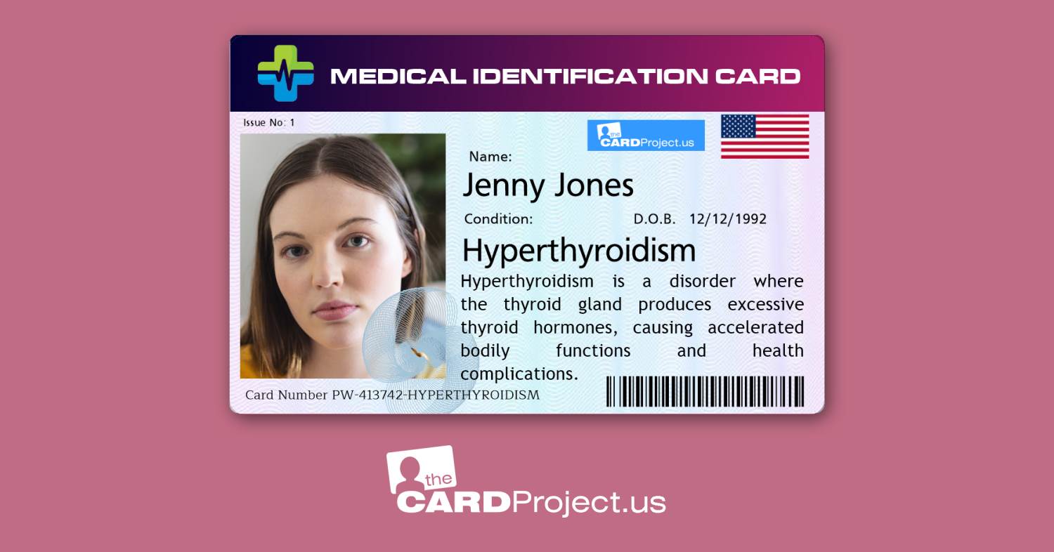 Hyperthyroidism Premium Medical Card (FRONT)